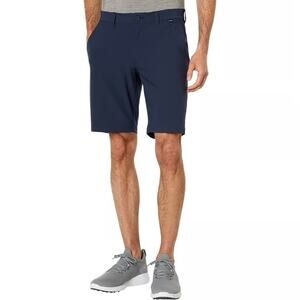 Travis Mathew Starnes Stretch Performance Mens Shorts 38 Navy Pockets Logo